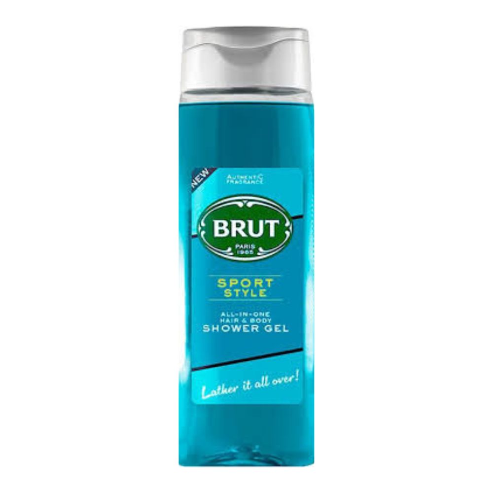 Brut Sport Style ALL-IN-ONE Shower gel for Hair & Body | Body Wash for Men| Authentic Fragrance 500ml Brand: Brut